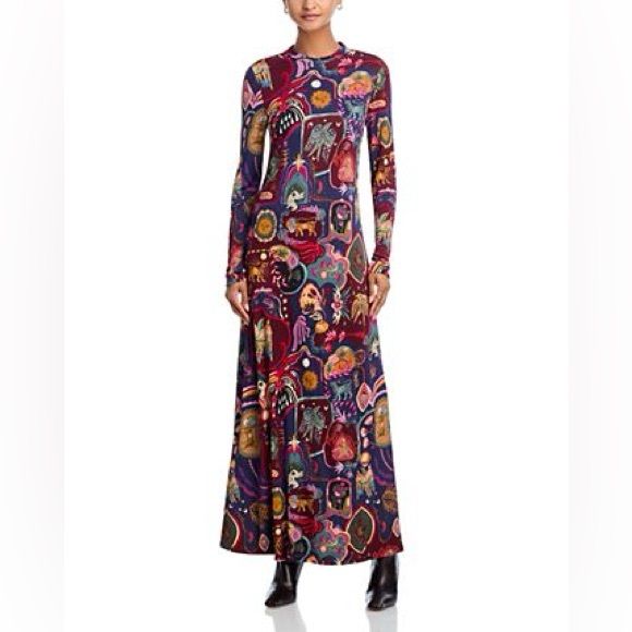 FARM Rio for Anthropologie Multicolor Maxi Dress - Picture 9 of 9